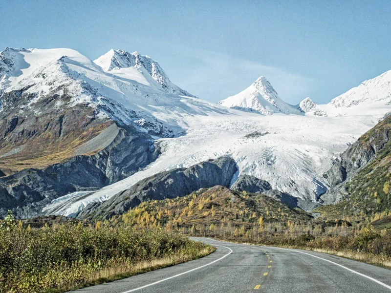 Alaska Highlights Self Driving Tour | Worthington Glacier Near Valdez Alaska