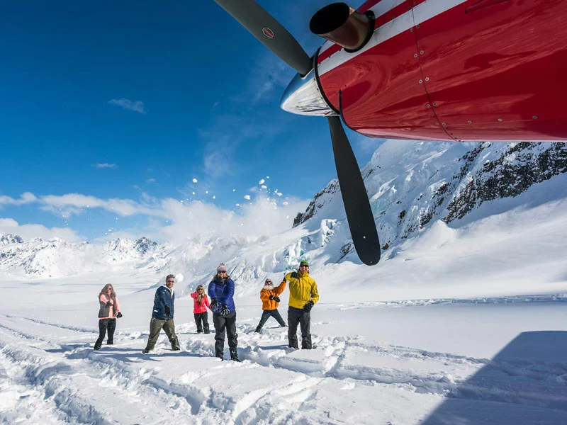 Alaska Denali Train Tour | Denali Glacier Landing